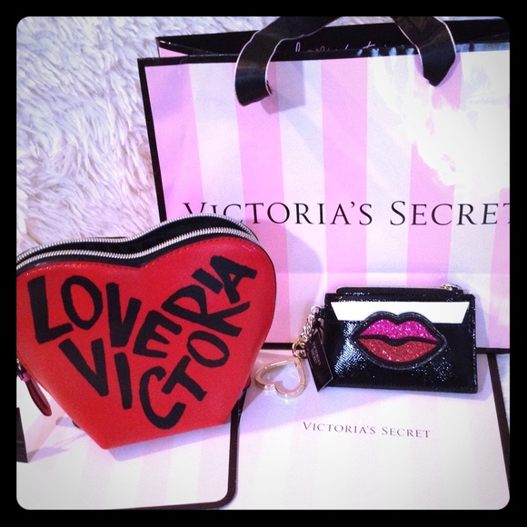 Heart Make-Up Bag & Lip Card Holder - Picture 2 of 12